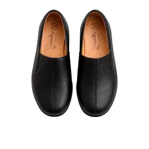 Agusto Calzado Black Leather Comfort Slip On Shoes Women’s US 6 EU 36–37 Easy